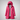 Women’s Long Puffer Jacket with Hood Burgundy Red
